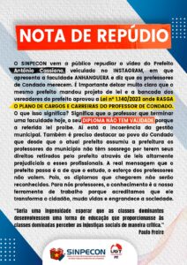 Leia mais sobre o artigo Nota de Repúdio